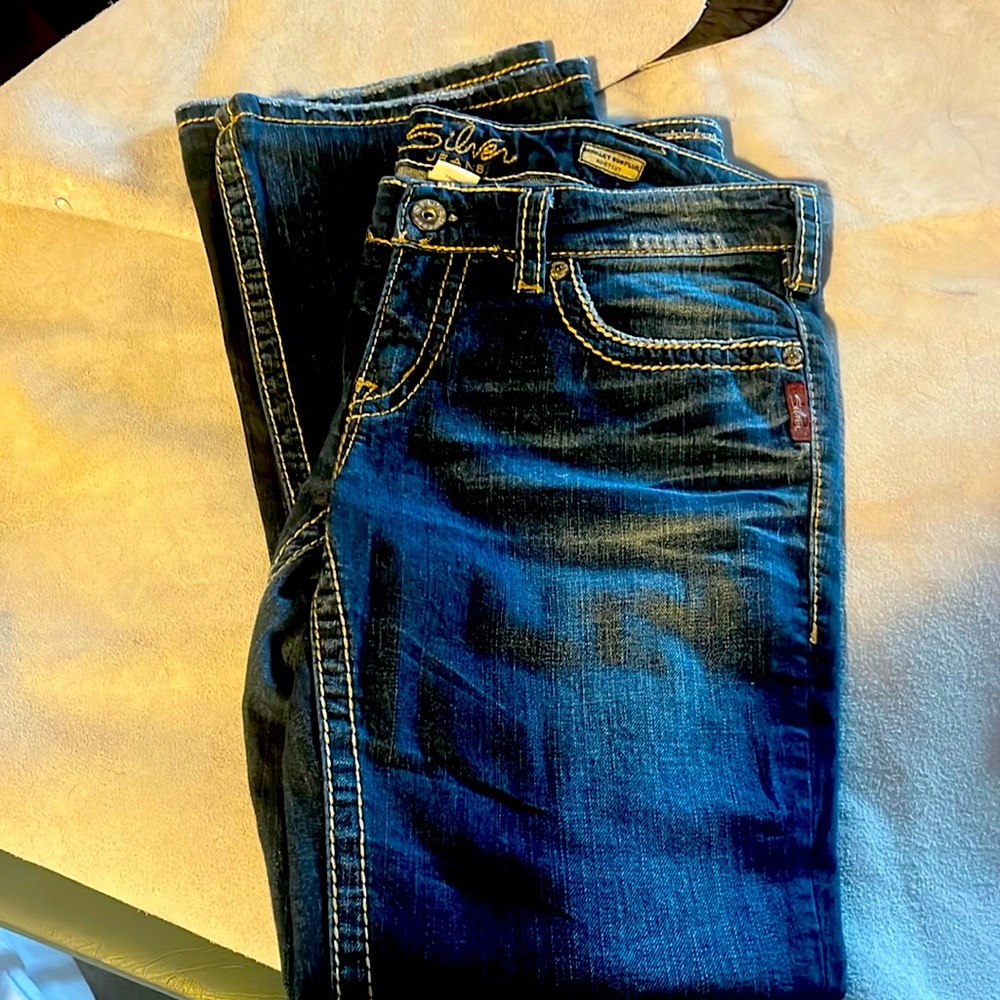 Silver jeans
